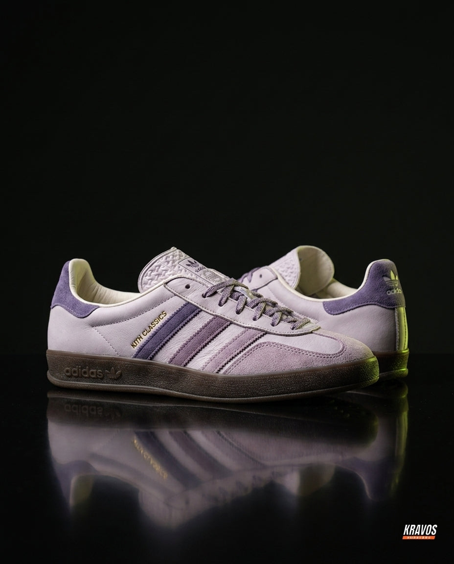 AD Suede Gum-Sole Terrace Trainer Mixed 1 Lilac Purple Gum