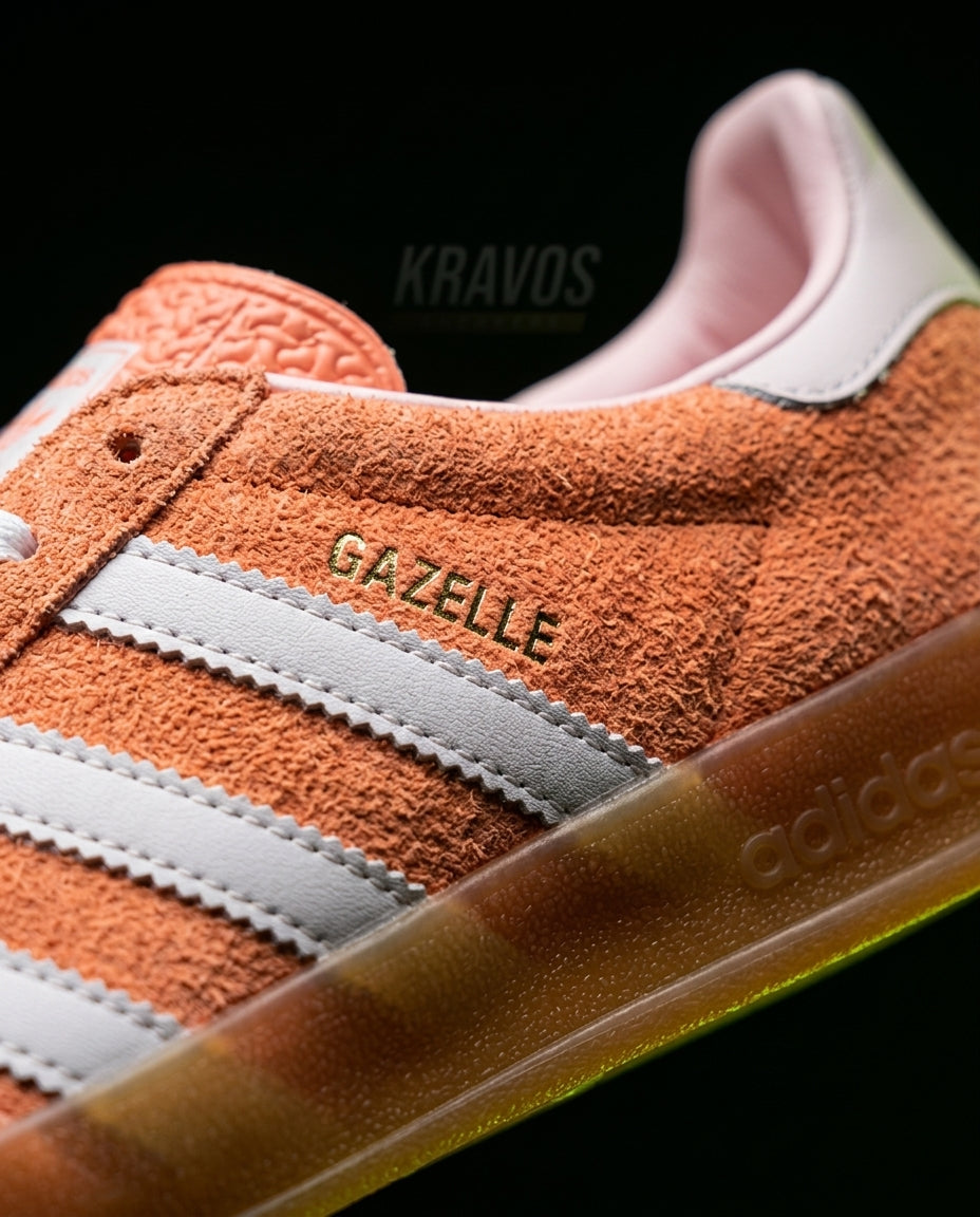 AD Suede Gum-Sole Terrace Trainer Red Orange White Gum