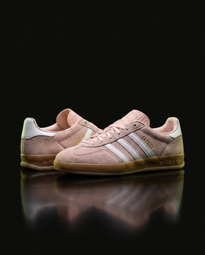 AD Suede Gum-Sole Terrace Trainer Red Pink Gum