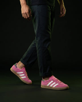 AD Suede Gum-Sole Terrace Trainer Red Pink White Gum