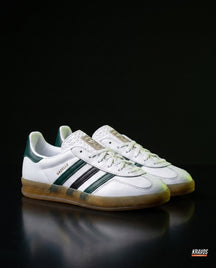 AD Suede Gum-Sole Terrace Trainer Mixed 1 White Green Black
