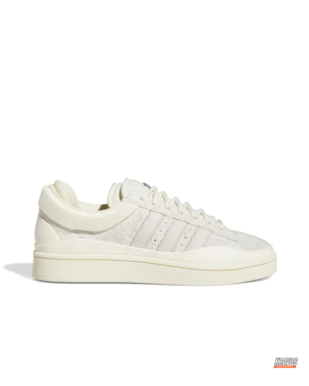 AD Suede Layered Wedge-Sole Trainer