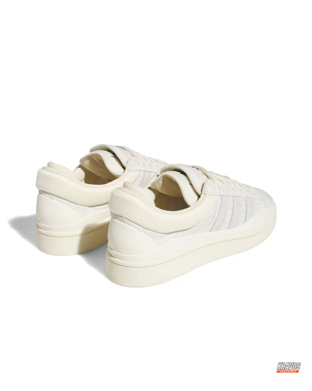 AD Suede Layered Wedge-Sole Trainer