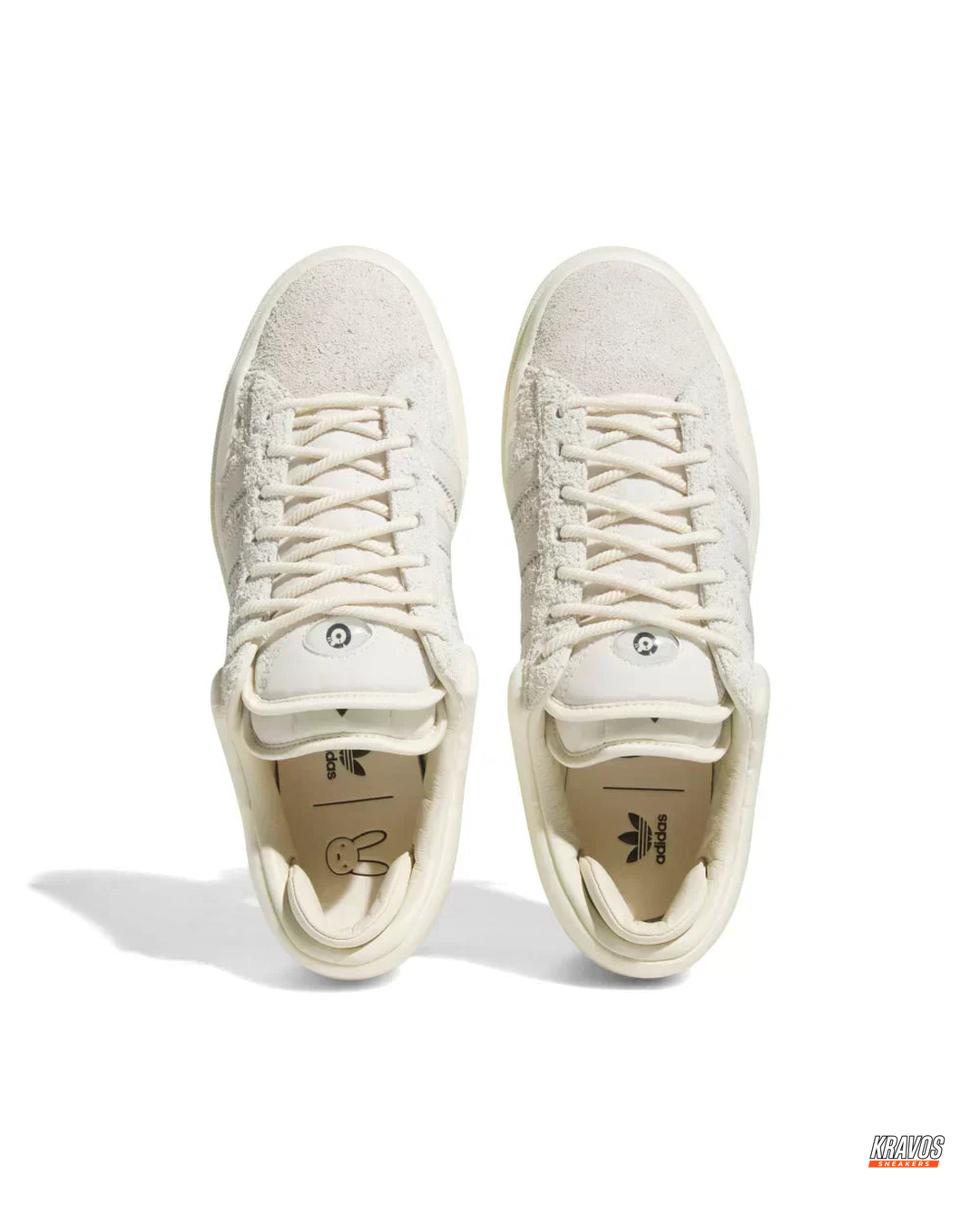 AD Suede Layered Wedge-Sole Trainer