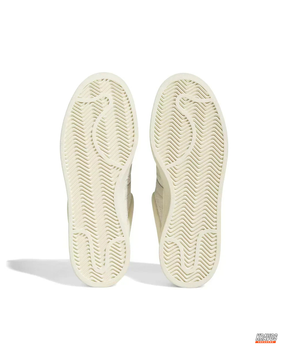 AD Suede Layered Wedge-Sole Trainer