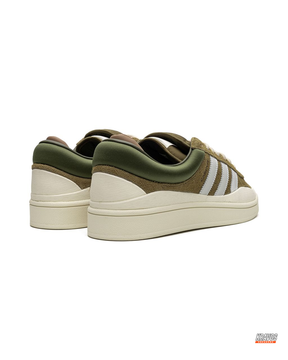 AD Suede Layered Wedge-Sole Trainer