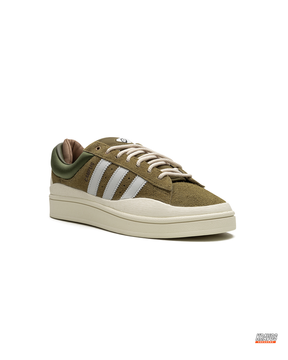 AD Suede Layered Wedge-Sole Trainer