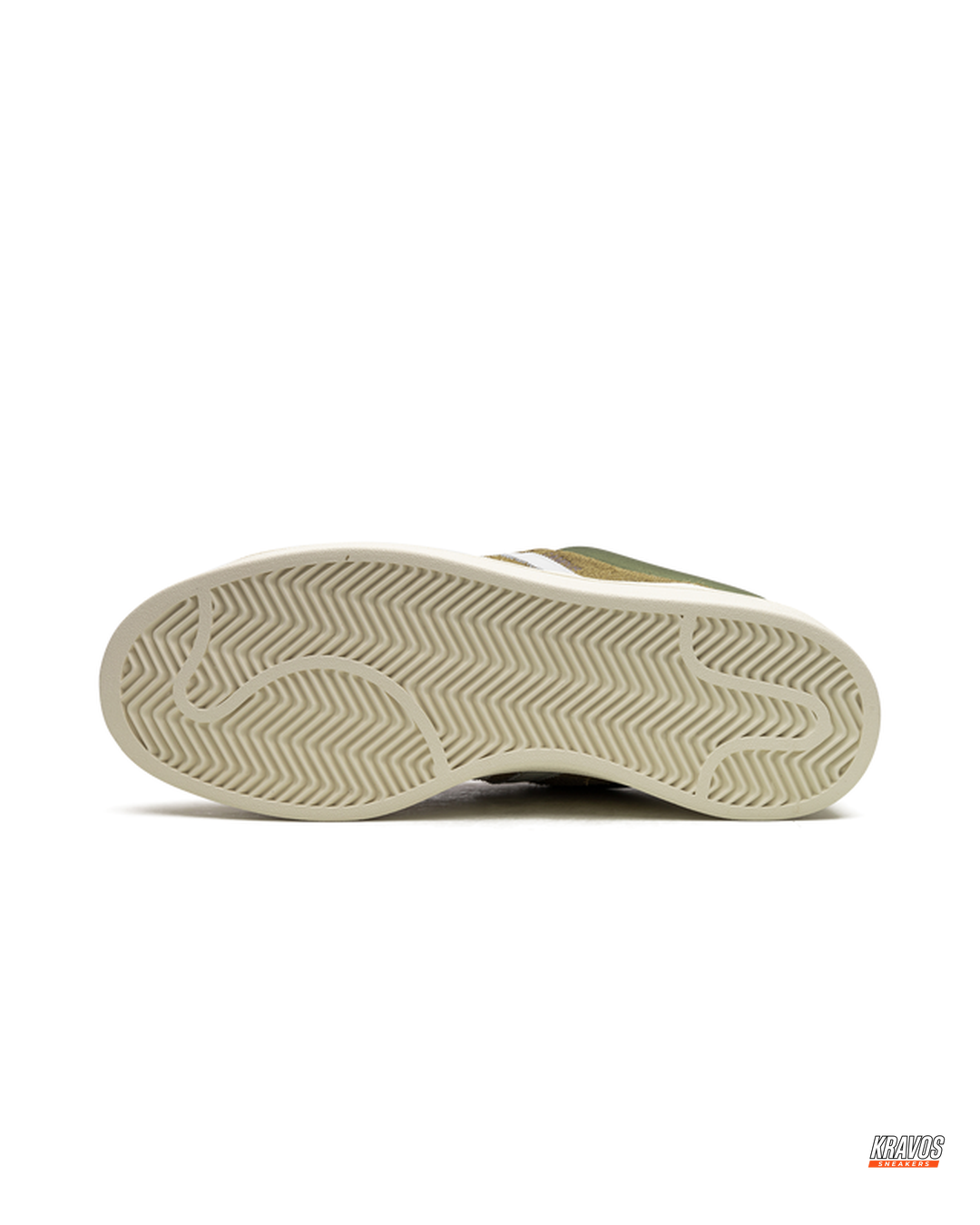 AD Suede Layered Wedge-Sole Trainer