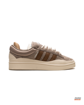 AD Suede Layered Wedge-Sole Trainer Taupe Brown Cream #taupebrowncream