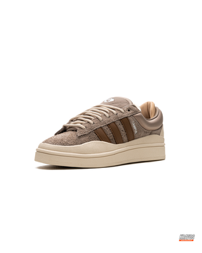 AD Suede Layered Wedge-Sole Trainer
