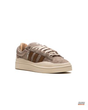 AD Suede Layered Wedge-Sole Trainer