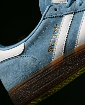 AD Suede Padded-Collar Terrace Trainer Blue White Gum