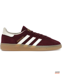 AD Suede Padded-Collar Terrace Trainer Burgundy White Gum #burgundywhitegum