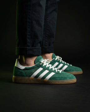 AD Suede Padded-Collar Terrace Trainer Green White Gum