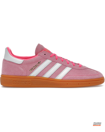 AD Suede Padded-Collar Terrace Trainer Pink Gum #pinkgum