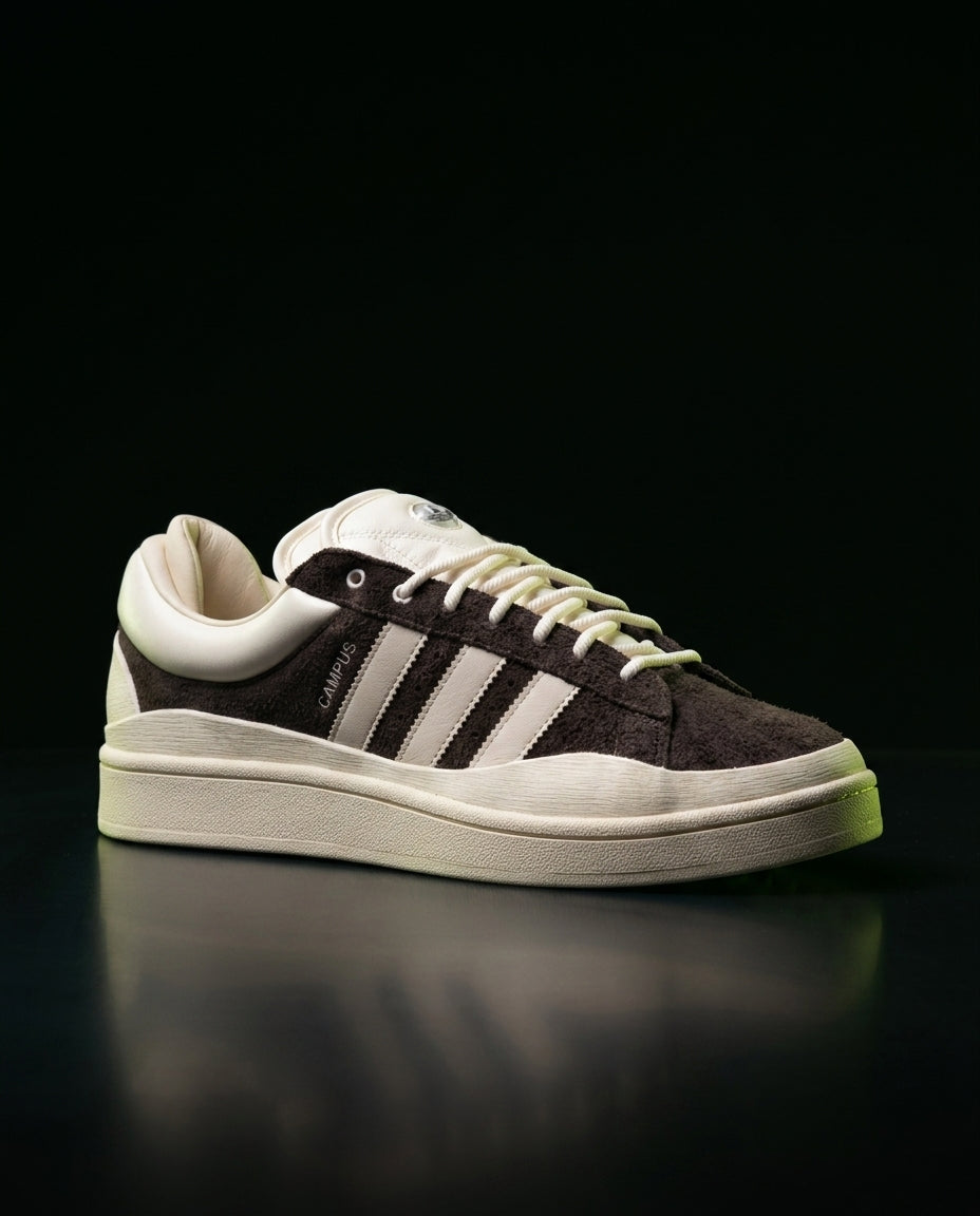 AD Suede Panelled Platform Trainer