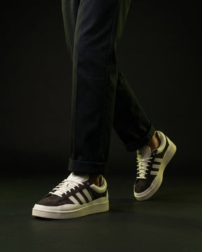 AD Suede Panelled Platform Trainer
