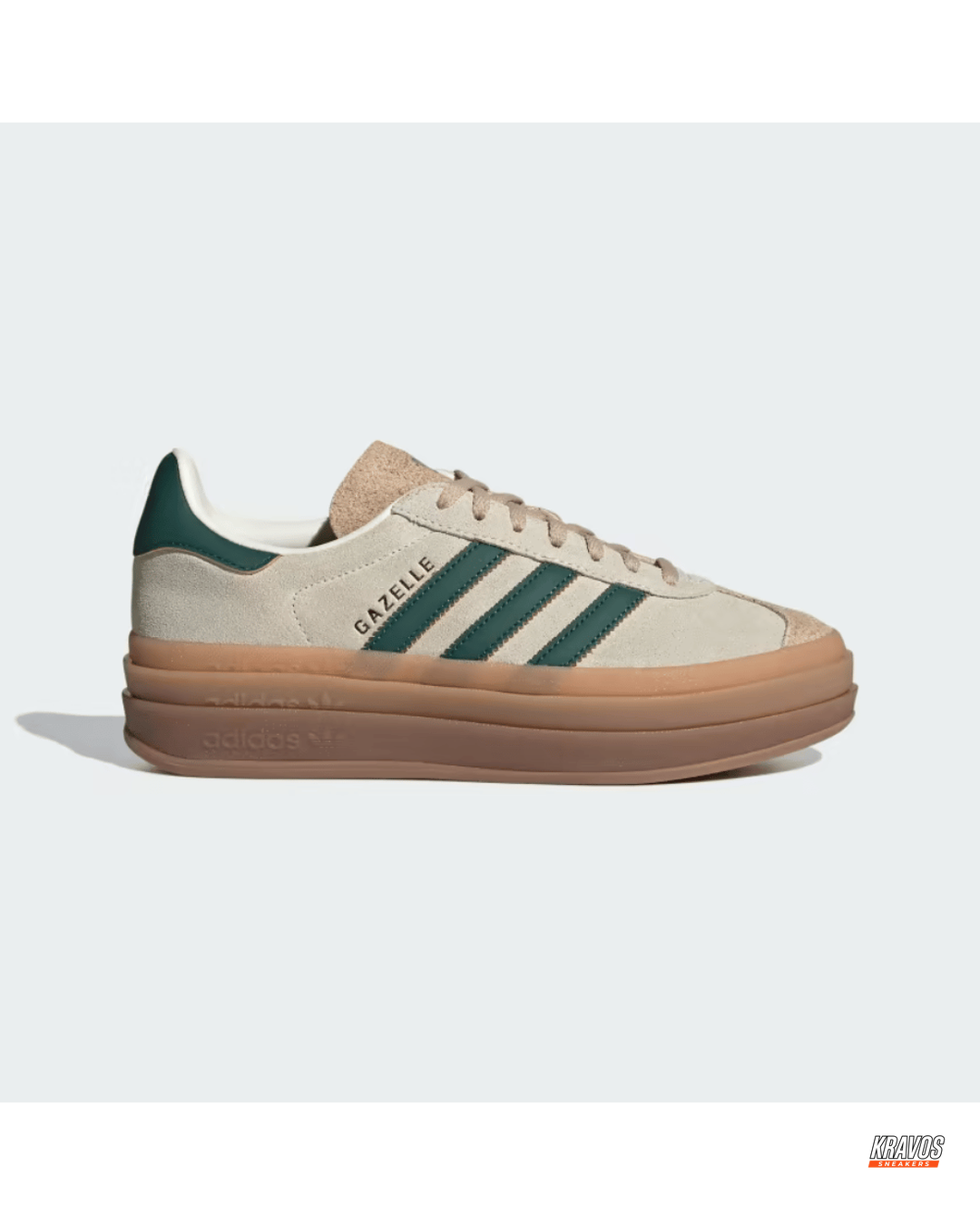 AD Suede Platform Gum-Sole Trainer