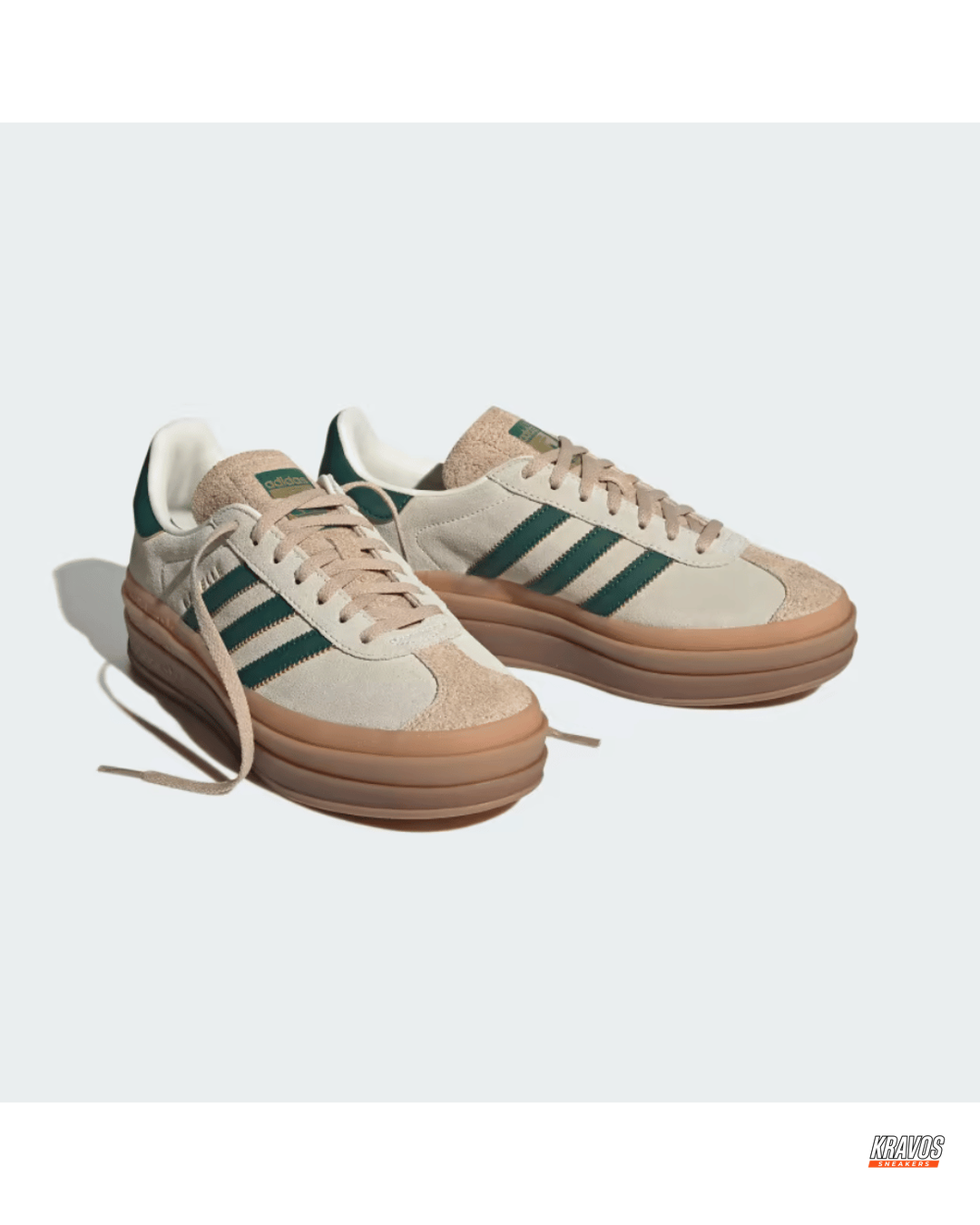 AD Suede Platform Gum-Sole Trainer