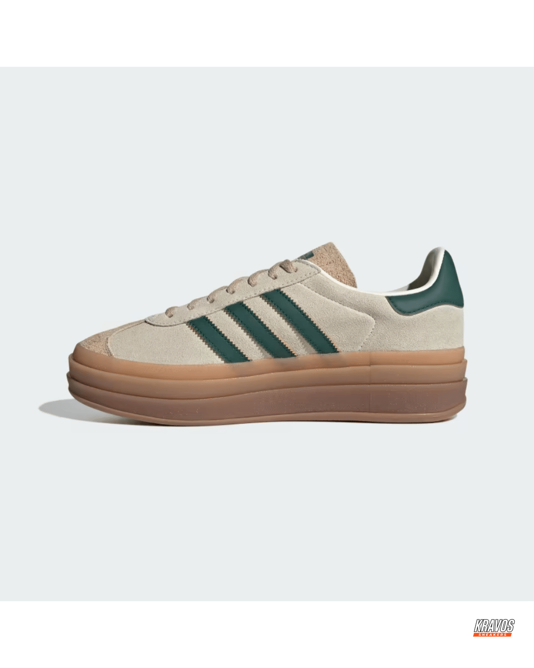 AD Suede Platform Gum-Sole Trainer