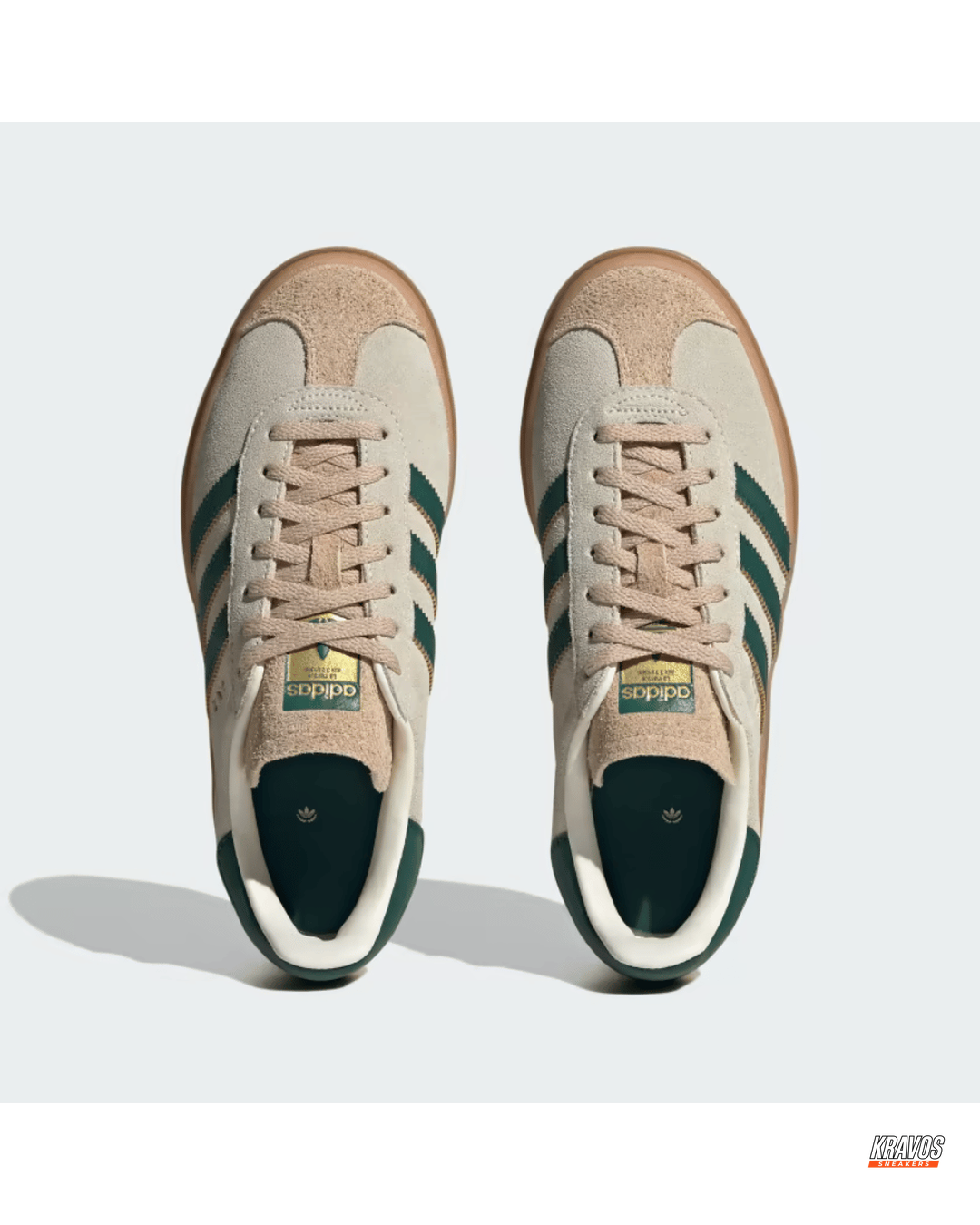 AD Suede Platform Gum-Sole Trainer