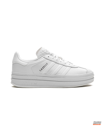 AD Suede Platform Gum-Sole Trainer Triple White #triplewhite