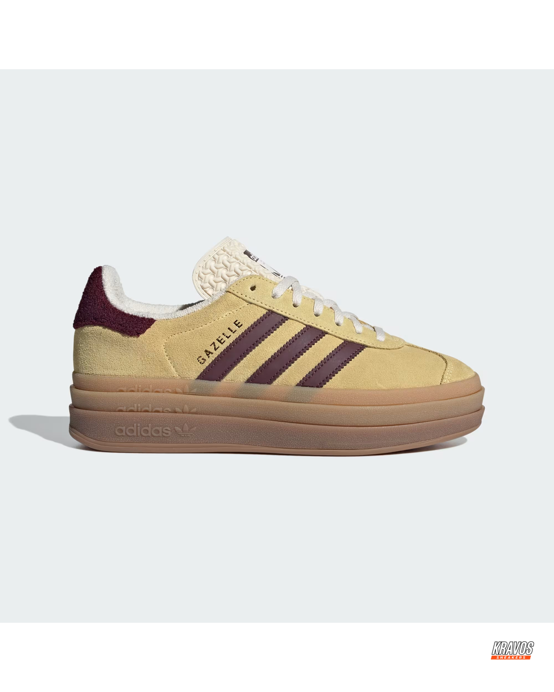 AD Suede Platform Gum-Sole Trainer