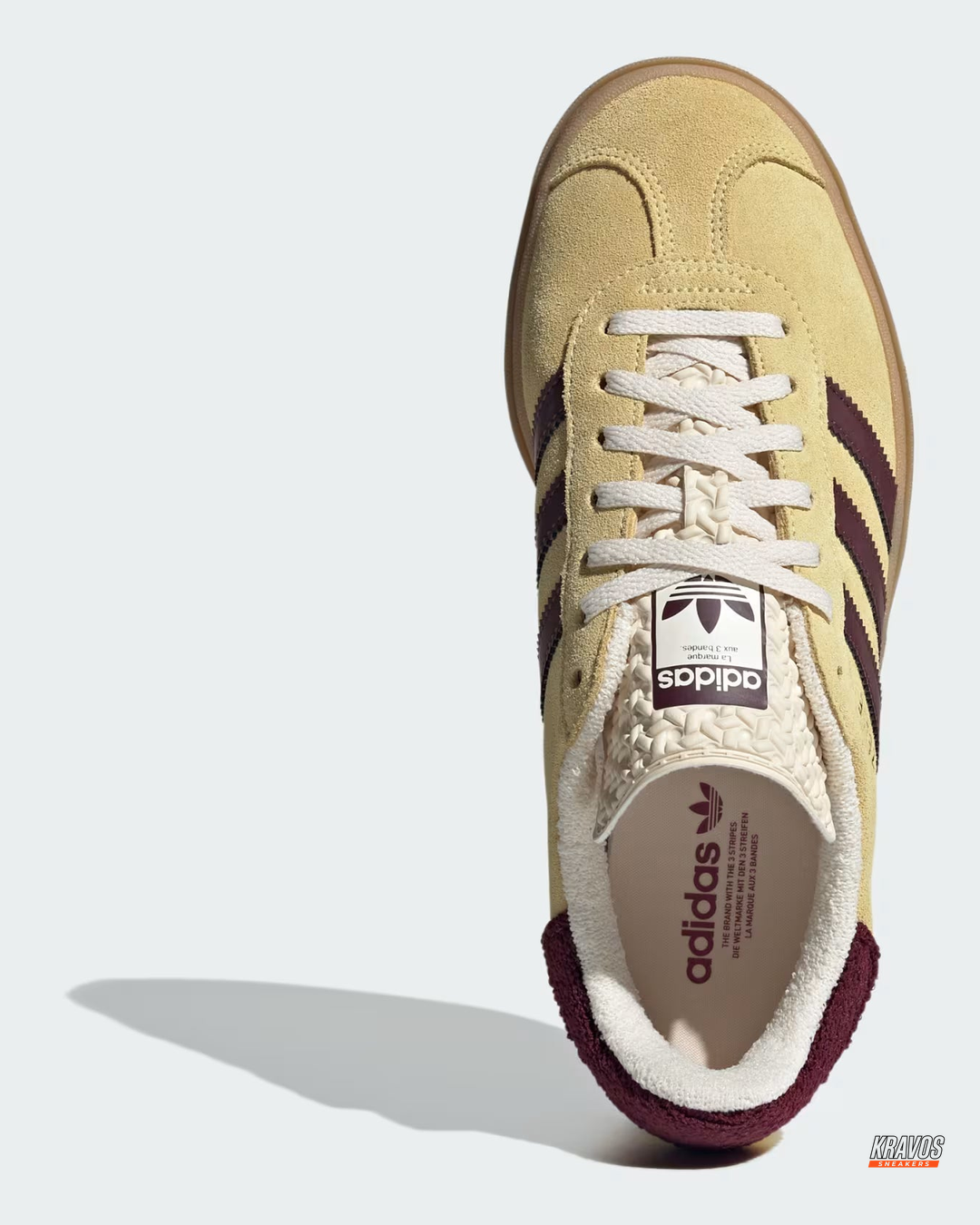 AD Suede Platform Gum-Sole Trainer