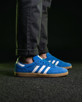 AD Suede Ribbed-Collar Terrace Trainer
