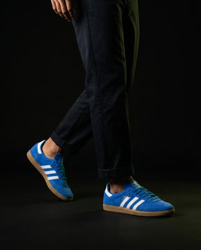 AD Suede Ribbed-Collar Terrace Trainer