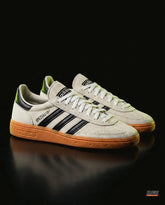 AD Suede Ribbed-Toe Handball Trainer Cream Black Gum