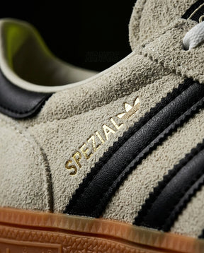 AD Suede Ribbed-Toe Handball Trainer Cream Black Gum