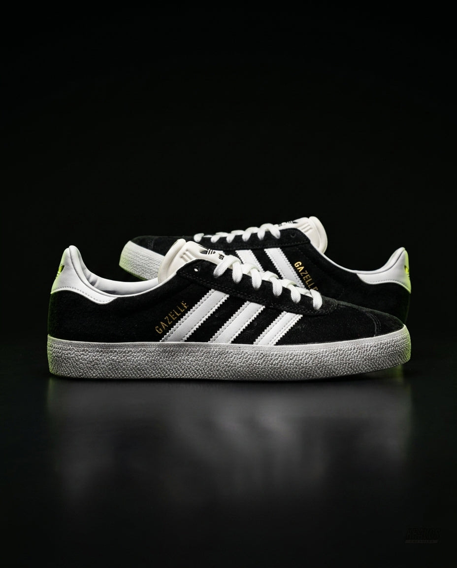 AD Suede Stripe Terrace Trainer Black White