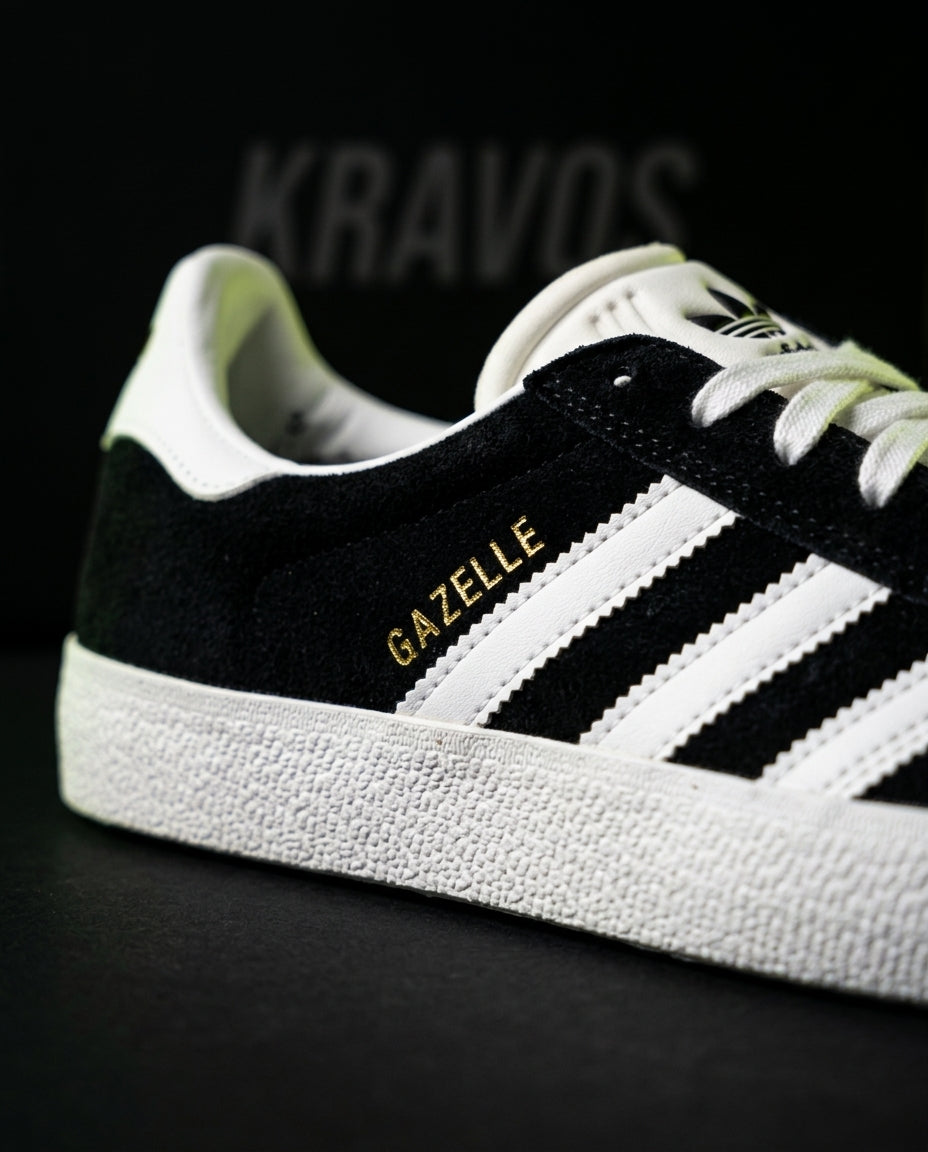 AD Suede Stripe Terrace Trainer Black White