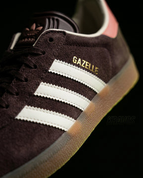 AD Suede Stripe Terrace Trainer Brown White Pink
