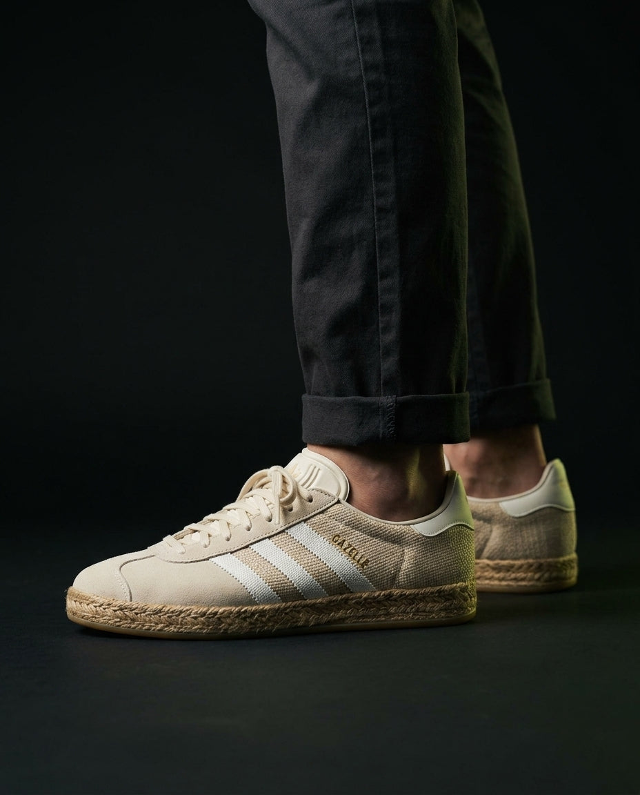 AD Suede Stripe Terrace Trainer Cream Gum