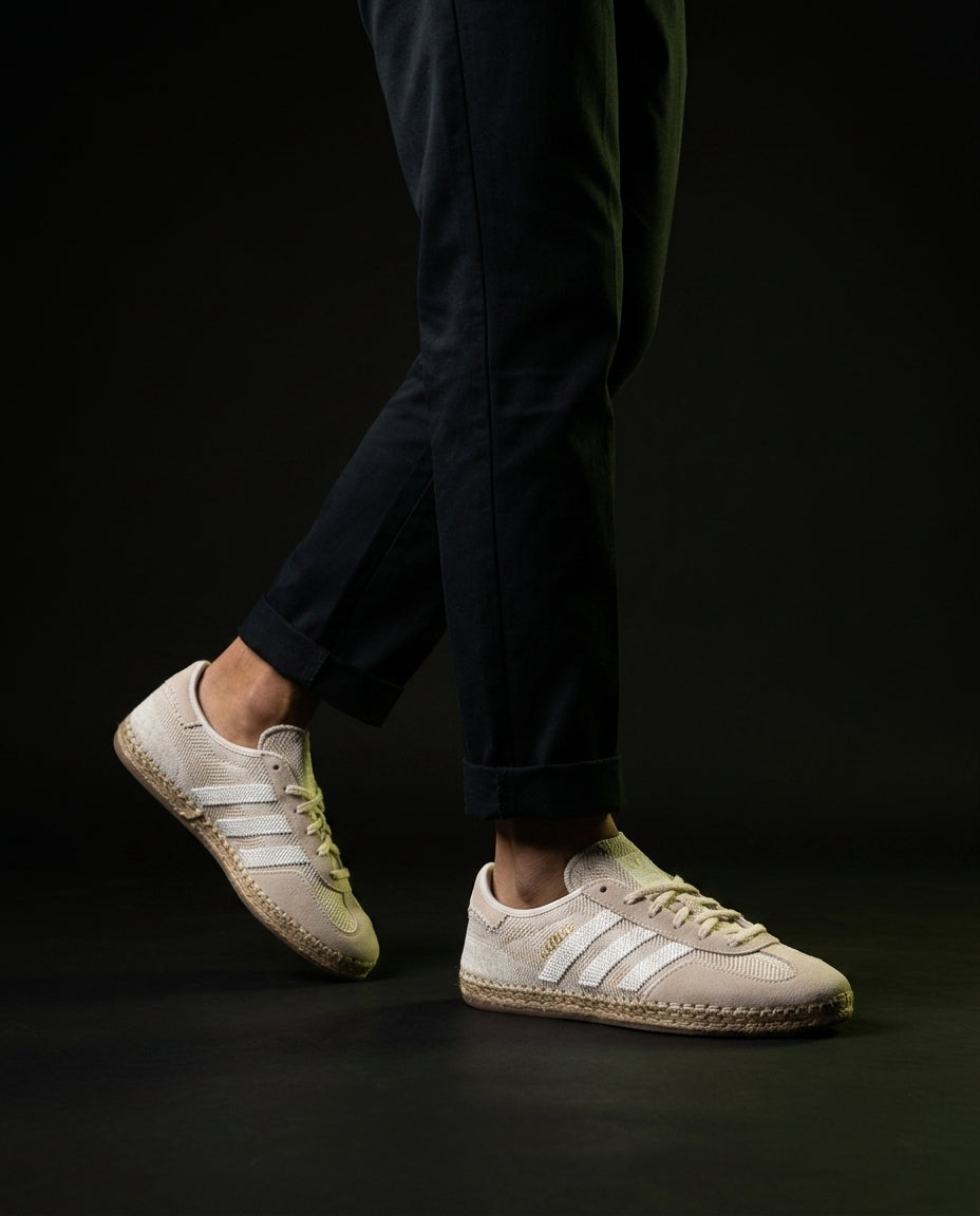 AD Suede Stripe Terrace Trainer Cream Gum