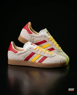 Cream Red Yellow