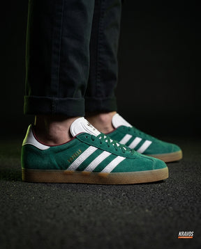 AD Suede Stripe Terrace Trainer Green White Gum
