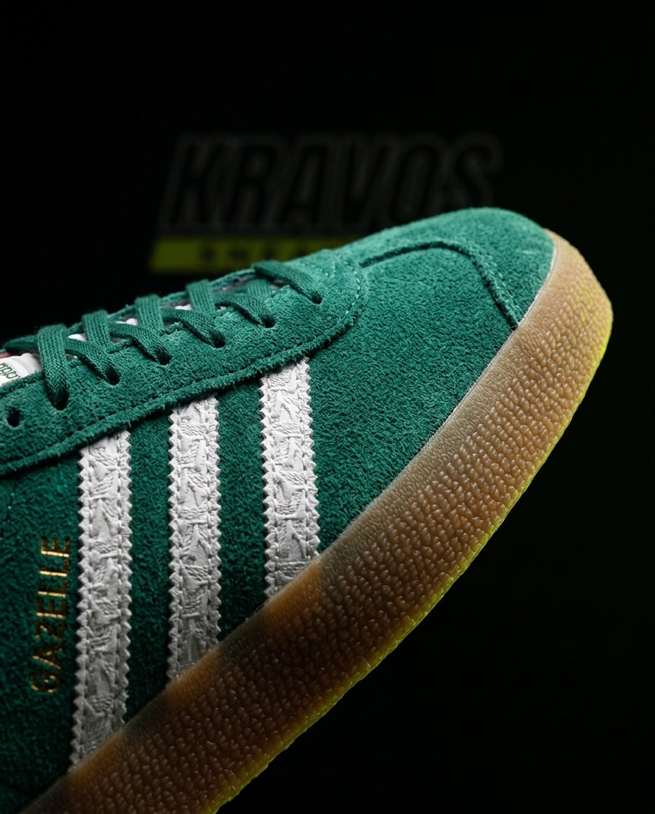 AD Suede Stripe Terrace Trainer Green White Gum
