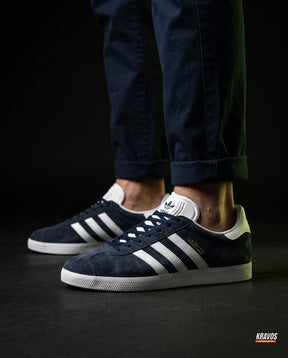 AD Suede Stripe Terrace Trainer Navy White