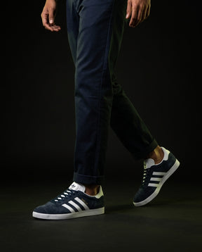 AD Suede Stripe Terrace Trainer Navy White