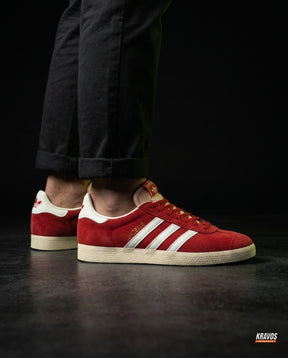 AD Suede Stripe Terrace Trainer Red White