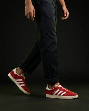 AD Suede Stripe Terrace Trainer Red White