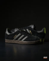 AD Suede Stripe Terrace Trainer Triple Black