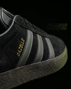 AD Suede Stripe Terrace Trainer Triple Black