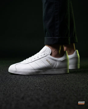 AD Suede Stripe Terrace Trainer Triple White