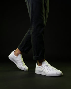 AD Suede Stripe Terrace Trainer Triple White