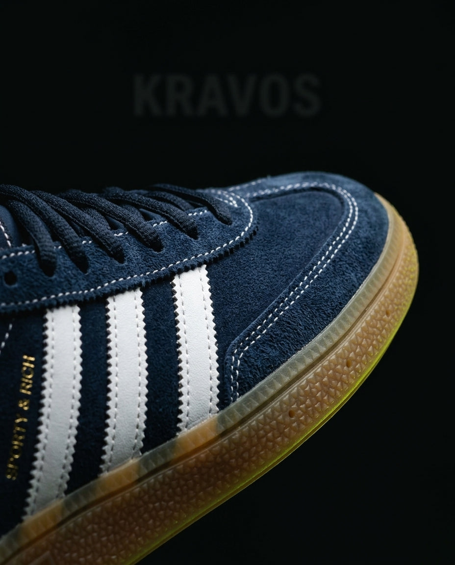 AD Suede Wraparound Toe Trainer