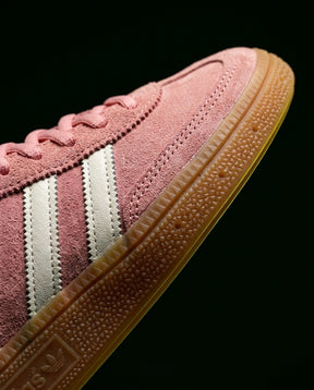 AD Suede Wraparound Toe Trainer Pink Gum